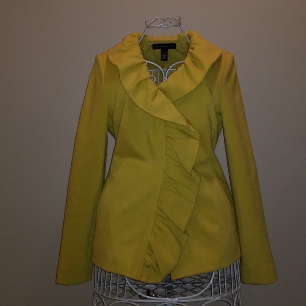 Ruffle Trim Blazer by I.N.C.